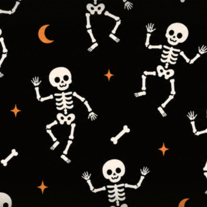 Cute Spooky Skeleton Halloween Goth Emo Background
