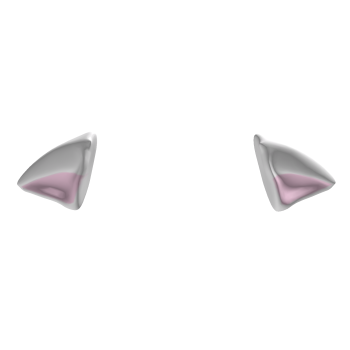 ♡ kawaii white kitty ears