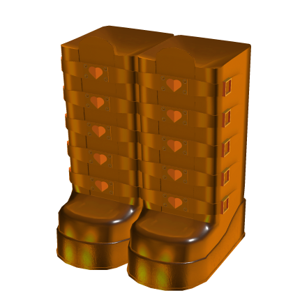 3.0 Orange Topaz Thigh High Boots