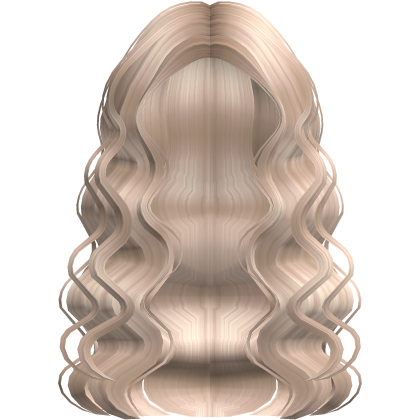 Platinum Blonde Curly Hair