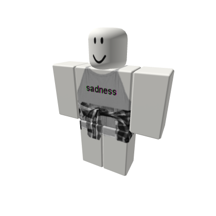 3d sadness tee w/ tied flannel thumbnail