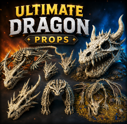 Ultimate Dragon Skeleton Props Made By Zelgraz preview 1
