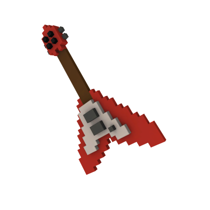 8-Bit Back Rocker Guitar