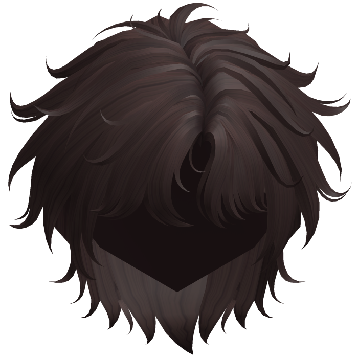 Brown Fluffy Messy Korean Idol Hair