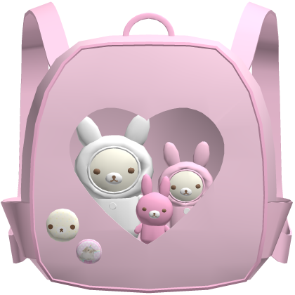 ᨳ𐔌՞҂ ˕ ֊՞𐦯pink sweet little bear backpack in 3.0