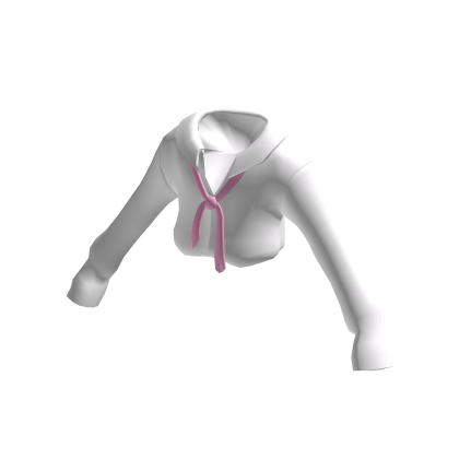 Uniform with Pink Messy Tie