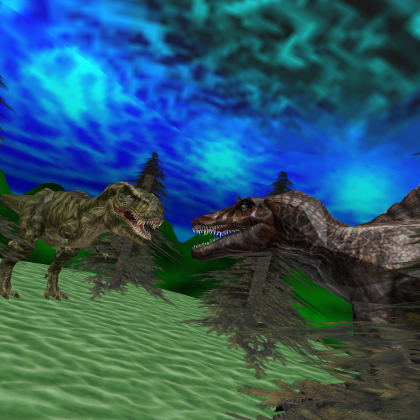 JPOG Dinosaur models