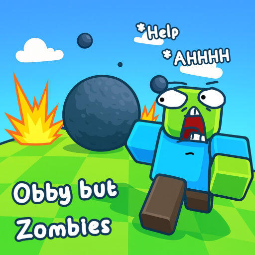 Obby but Zombies Roblox game