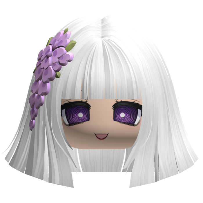 ❀ Ubuyashiki Sibling - Kanata's White Hair w/ Face