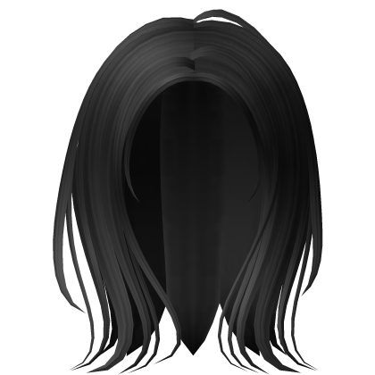 Casual Girl Hair in Black Roblox item