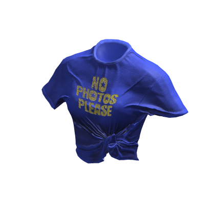 ʚ♡ɞ Fitted Wet Graphic Blue Tee thumbnail