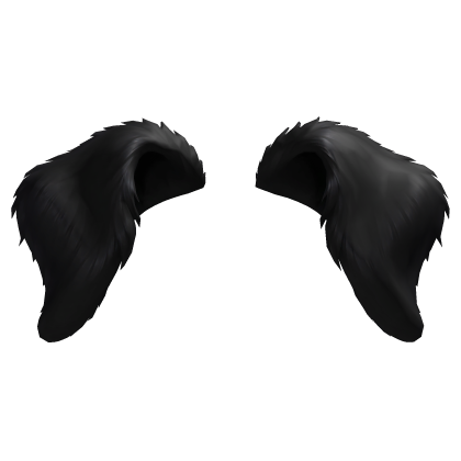 black puppy ears