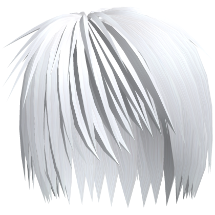 Emo Razor Cut Layered Hair (White)