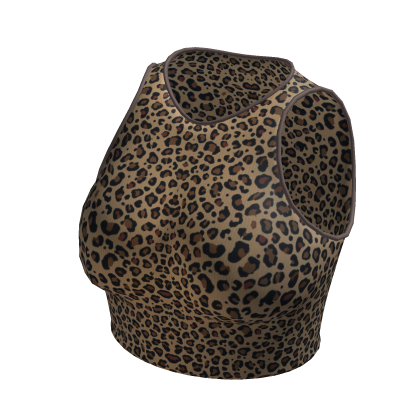 Crop Top Leopard Basic Tight Baddie Tee Shirt thumbnail