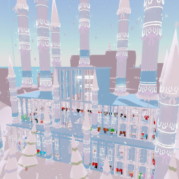 Swirls Winter Castle