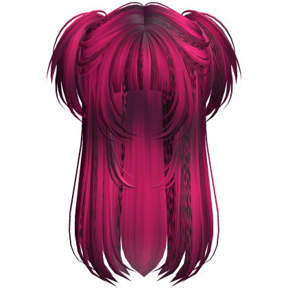 Vamp Long Straight Pigtails Cyan Cheetah Roblox item