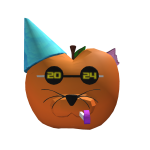 Deformed New Years Apple Cat