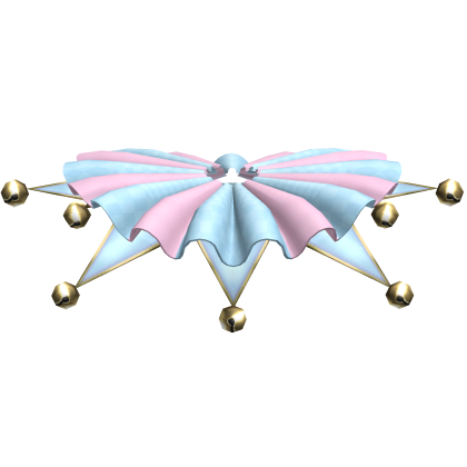 Pink Blue Circus Jesters Capelet 