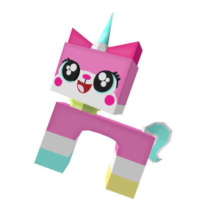tween unikitty rainbow on head