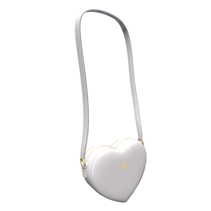 Valentine Heart Purse 3.0 White