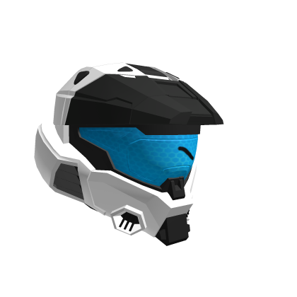 Space Helmet MK 2 {White and Blue}