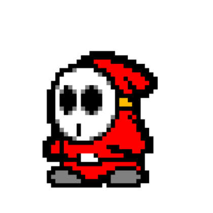 Shy Guy from Super Mario Roblox decal