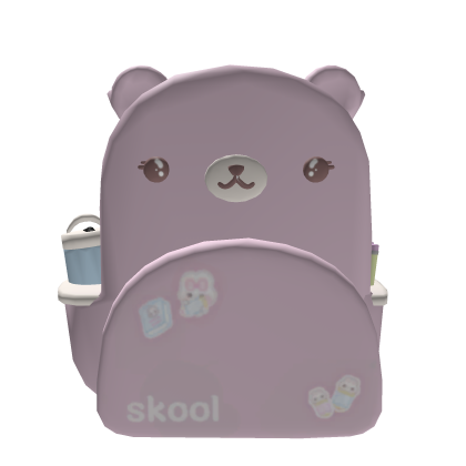 ♡ (3.0) kawaii pink skool bear backpack 