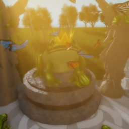 Frogs temple