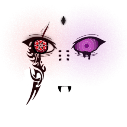 Shinobi life 2 face rinnegan sharingan Roblox decal
