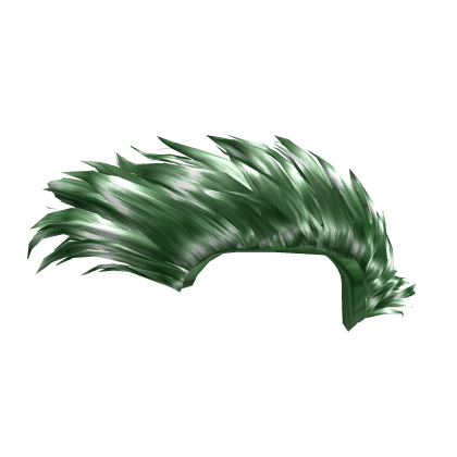 spiky Punk Mohawk Green Hair Roblox item