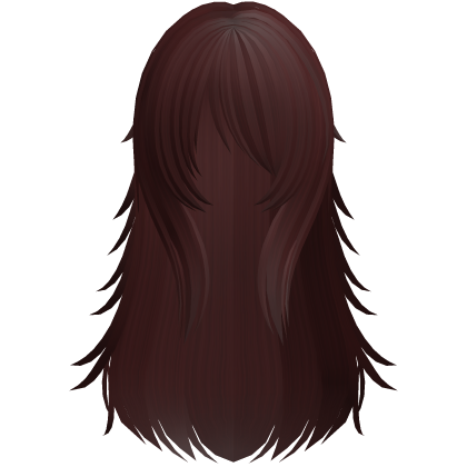 blacklilyhim lilith's layered scene wolfcut; red Roblox item