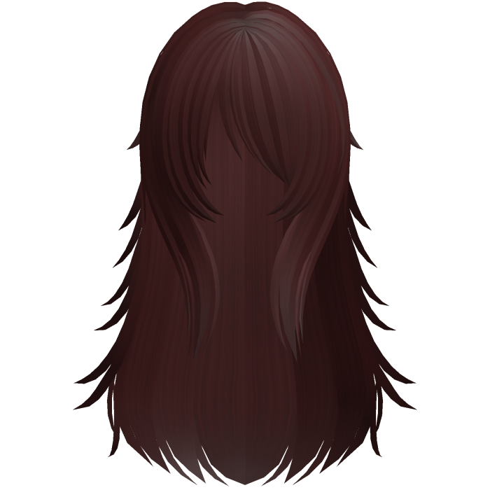 blacklilyhim lilith's layered scene wolfcut; red