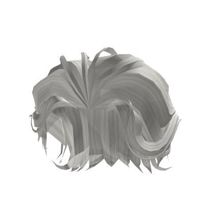 White Wavy Hair Roblox item