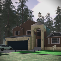 Wealthy 2-Story house in the middle of nowhere