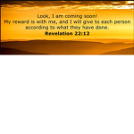 God is Coming soon!