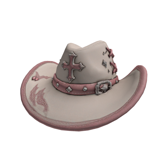 Blush Cross Cowgirl Hat
