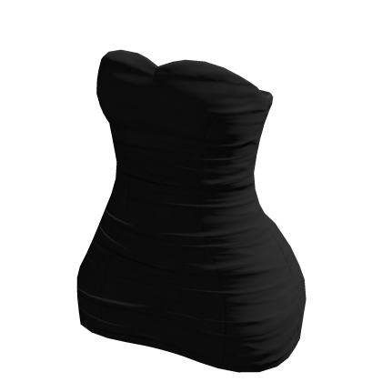 Black Sleeveless Tube Dress thumbnail
