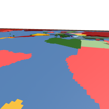 World map WWII