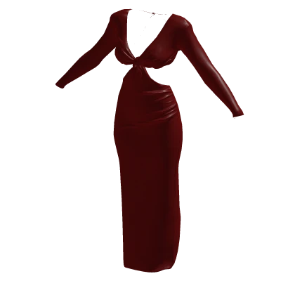 💎 Red Evening Dress | Tight Mini Latex | Roblox Item