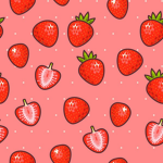 Straw berry cute aquad <3