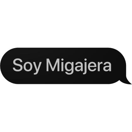Soy Migajera - Bubble Text 🔥