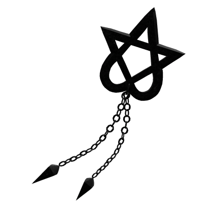 Black Iron Chained Heartagram