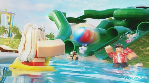 X-treme Waterpark Tycoon [WORKING WATERSLIDES]