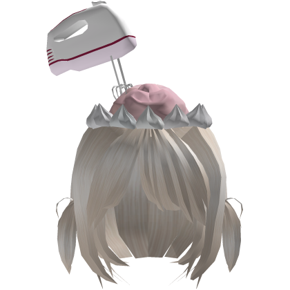 : Blonde Cute Horror Hair With Mixer In Brain ୨*୧ Roblox item