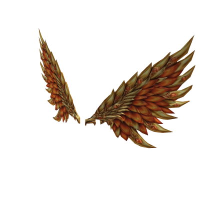 Golden Orange Wings Roblox item