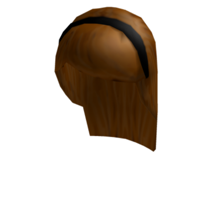 brown hair Roblox decal