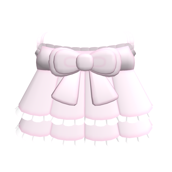 baby pink bow pleated dress