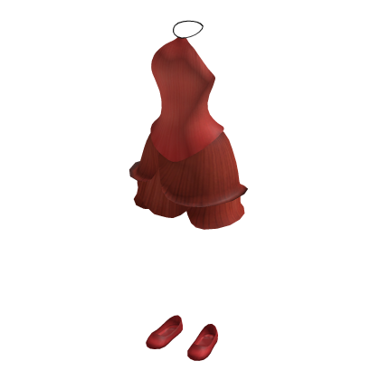 ✨ Rosetta's Red Garden Fairy Dress Tinkerbell