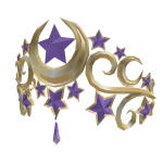 Celestial Purple Crytal Crown