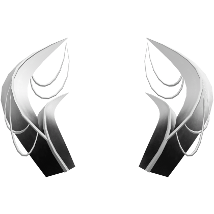 Demonic Halloween Horns - White Roblox item